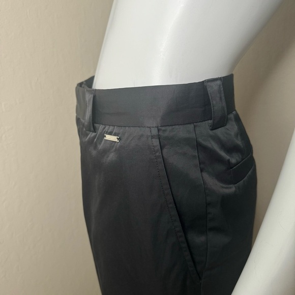VERSACE Vintage Satin High Waist Black Pants - Picture 11 of 16